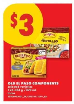OLD EL PASO COMPONENTS