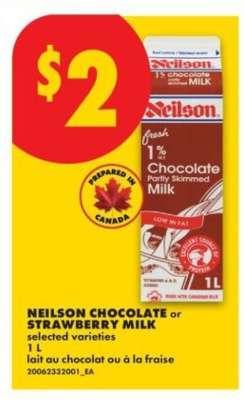 Neilson Chocolate or Strawberry Milk