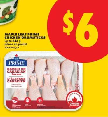 Maple Leaf Prime chicken drumsticks
