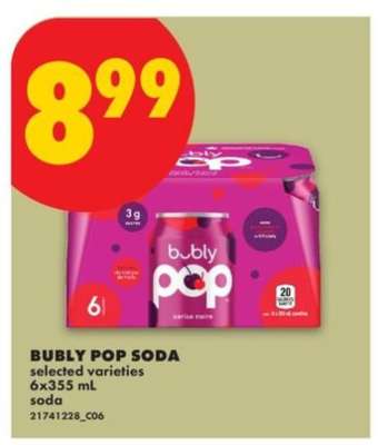 BUBLY POP SODA