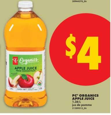 PC Organics Apple Juice