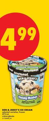 BEN & JERRY'S ICE CREAM
