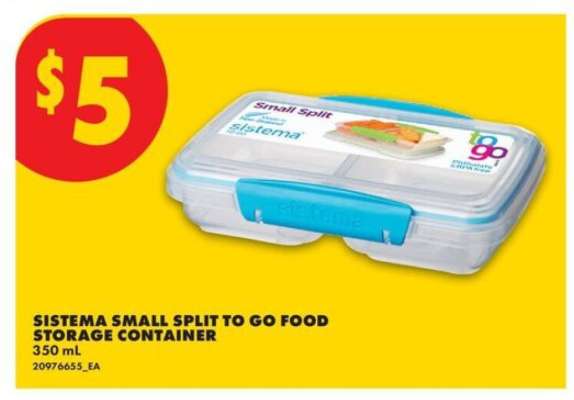 Sistema Small Split To Go Food Storage Container