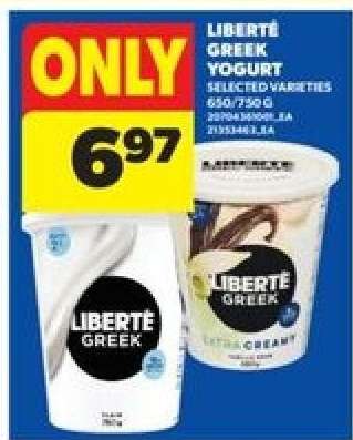 Liberté Greek Yogurt