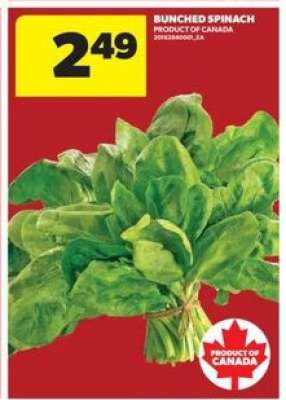 BUNCHED SPINACH