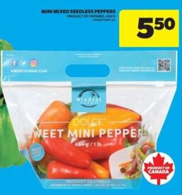 Mini Mixed Seedless Peppers