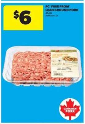 PC* Free From* Lean Ground Pork