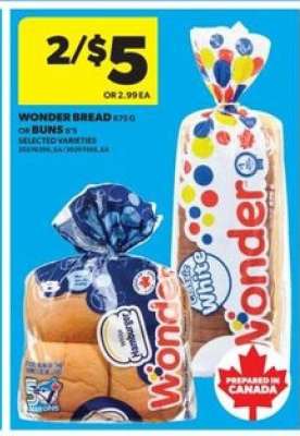 Wonder Bread or Buns