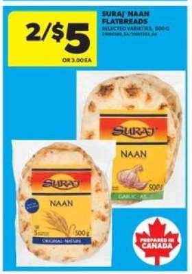Suraj Naan Flatbreads