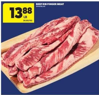 BEEF RIB FINGER MEAT