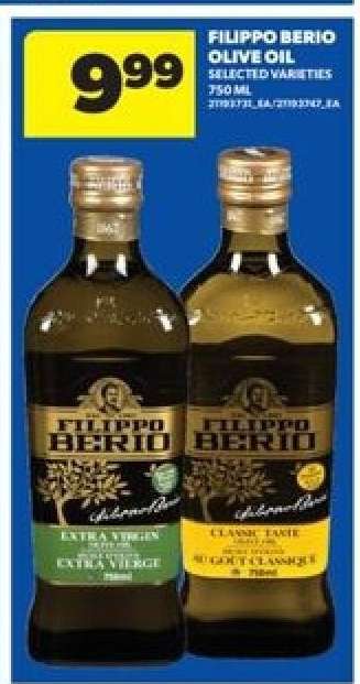 Filippo Berio Olive Oil