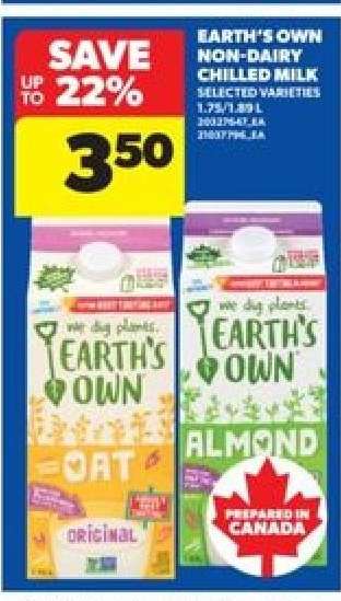 Earth's Own Non-Dairy Chilled Milk