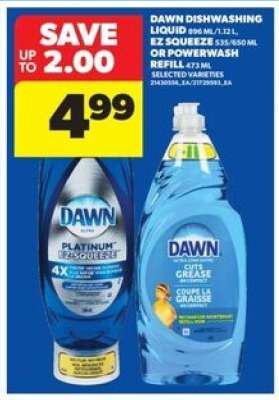 Dawn Dishwashing Liquid
