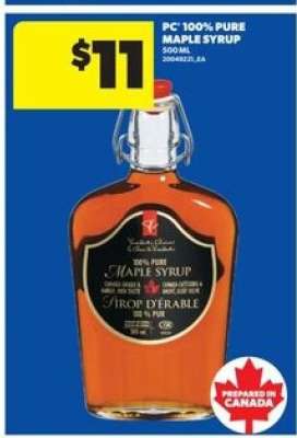 PC 100% PURE MAPLE SYRUP