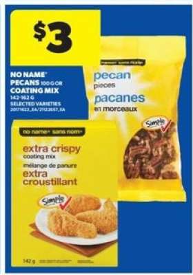 NO NAME® Pecans or Coating Mix