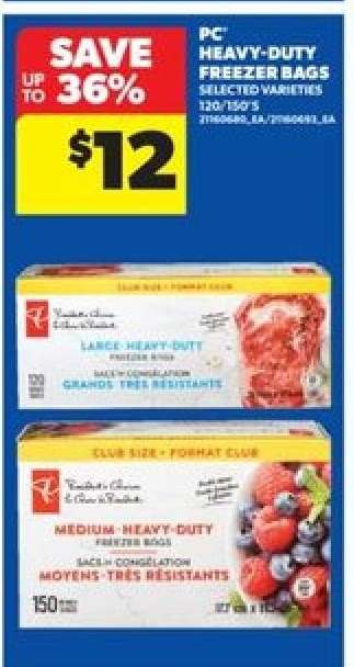 PC Heavy Duty Freezer Bags
