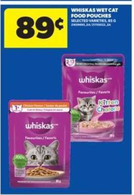 Whiskas Wet Cat Food Pouches