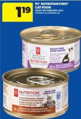 PC Nutrition First Cat Food