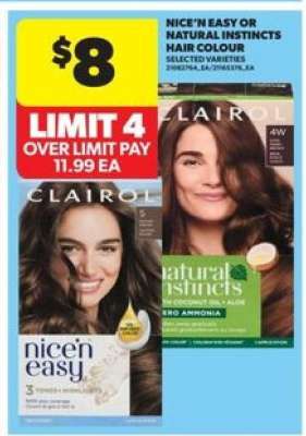 Nice'n Easy or Natural Instincts Hair Colour