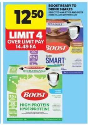 Boost Ready-to-Drink Shakes