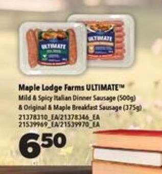 Maple Lodge Farms ULTIMATE Sausages