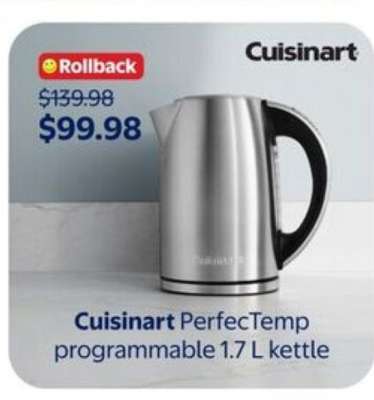 Cuisinart PerfecTemp Programmable 1.7 L Kettle