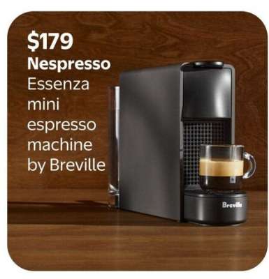 Nespresso Essenza Mini Espresso Machine by Breville