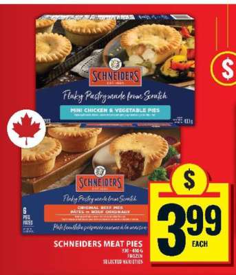 SCHNEIDERS MEAT PIES