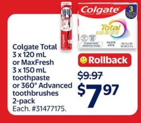 Colgate Total or MaxFresh