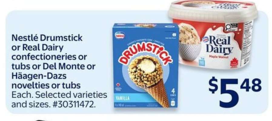 Nestlé Drumstick or Real Dairy