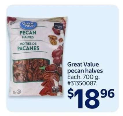 Great Value pecan halves
