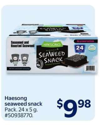 Haesong Seaweed Snack