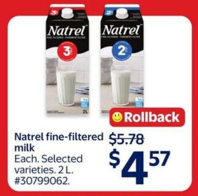 NATREL FINE FILTERED MILK