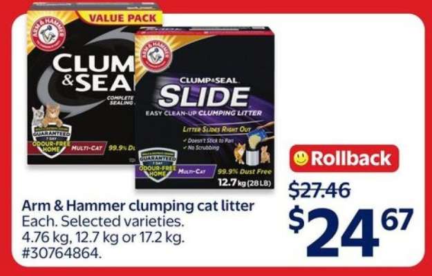 Arm & Hammer clumping cat litter