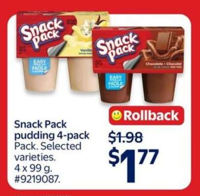 Snack Pack Pudding 4-pack