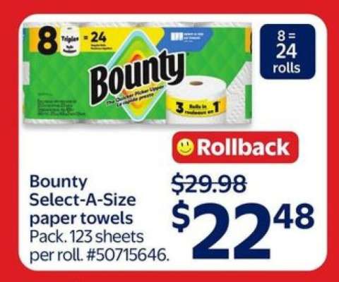 Bounty Select-A-Size Paper Towels