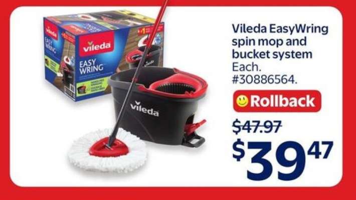 Vileda EasyWring Spin Mop and Bucket System