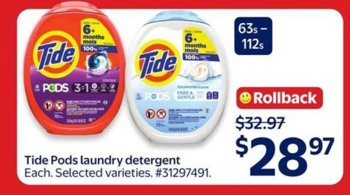 TIDE PODS LAUNDRY DETERGENT