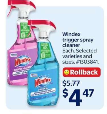 Windex trigger spray cleaner