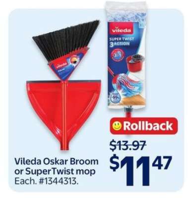 Vileda Oskar Broom or SuperTwist Mop