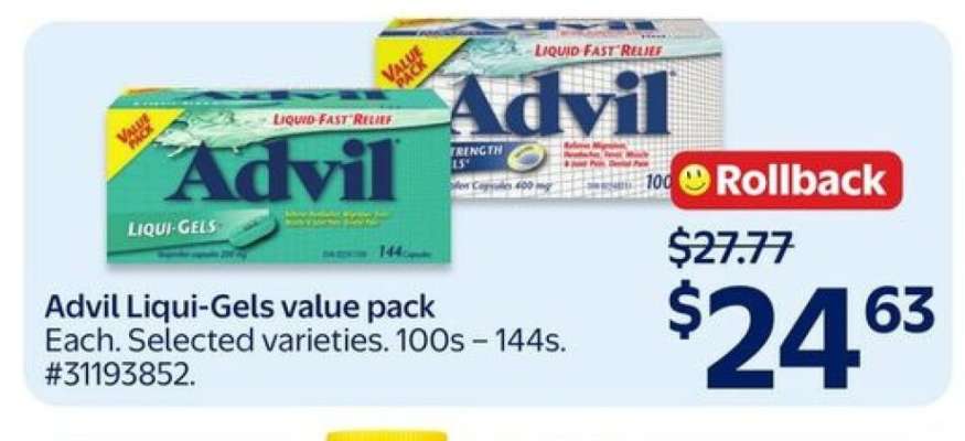 Advil Liqui-Gels Value Pack