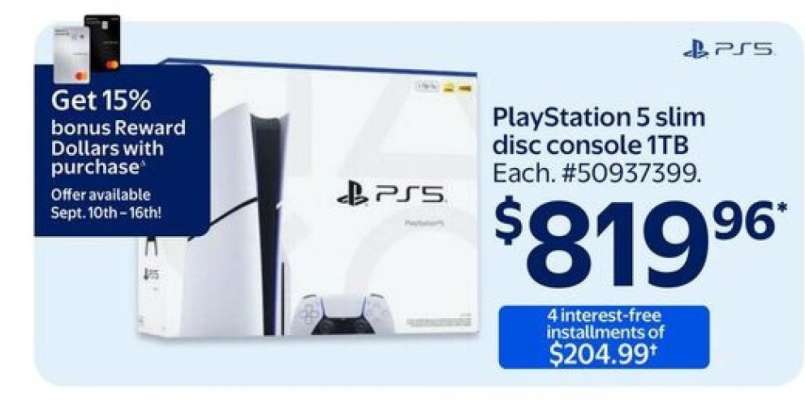 PlayStation 5 slim disc console 1TB