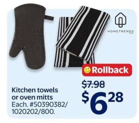 Kitchen towels or oven mitts