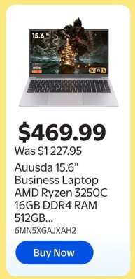 Auusda 15.6” Business Laptop