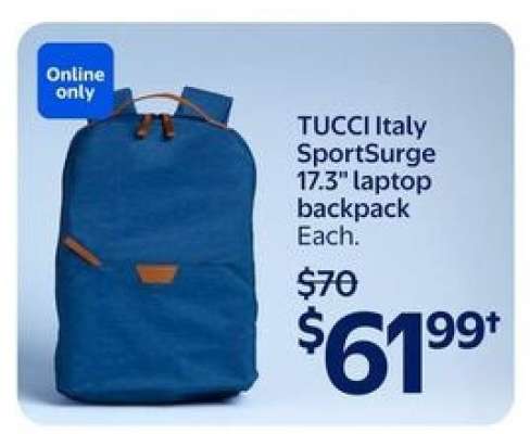 TUCCI Italy SportSurge 17.3" laptop backpack