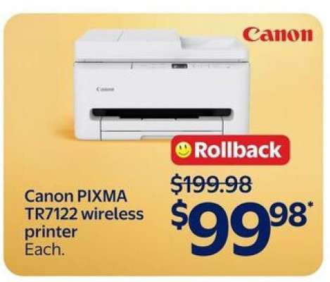 Canon PIXMA TR7122 wireless printer