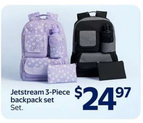 Jetstream 3-piece backpack set