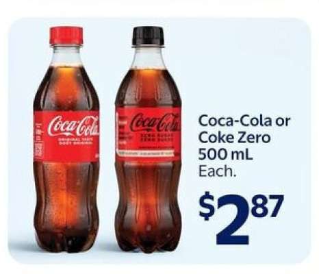 Coca-Cola or Coke Zero