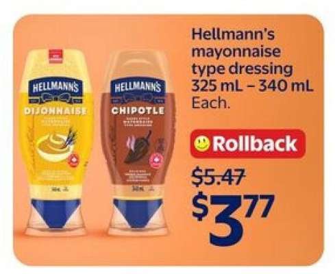 Hellmann's mayonnaise type dressing