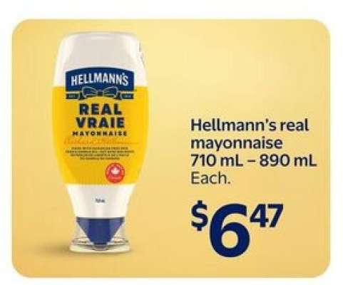 HELLMANN'S REAL MAYONNAISE